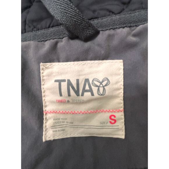 Aritzia TNA Platoon Military Utility Hooded Jacket Lightweight Cotton Blend Sz S - Picture 13 of 13